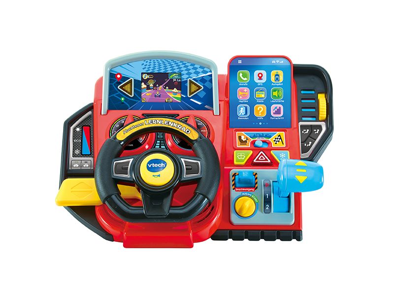 Vtech Abenteuer Lernlenkrad Farbenfrohes und realistisches Spielzeuglenkrad
