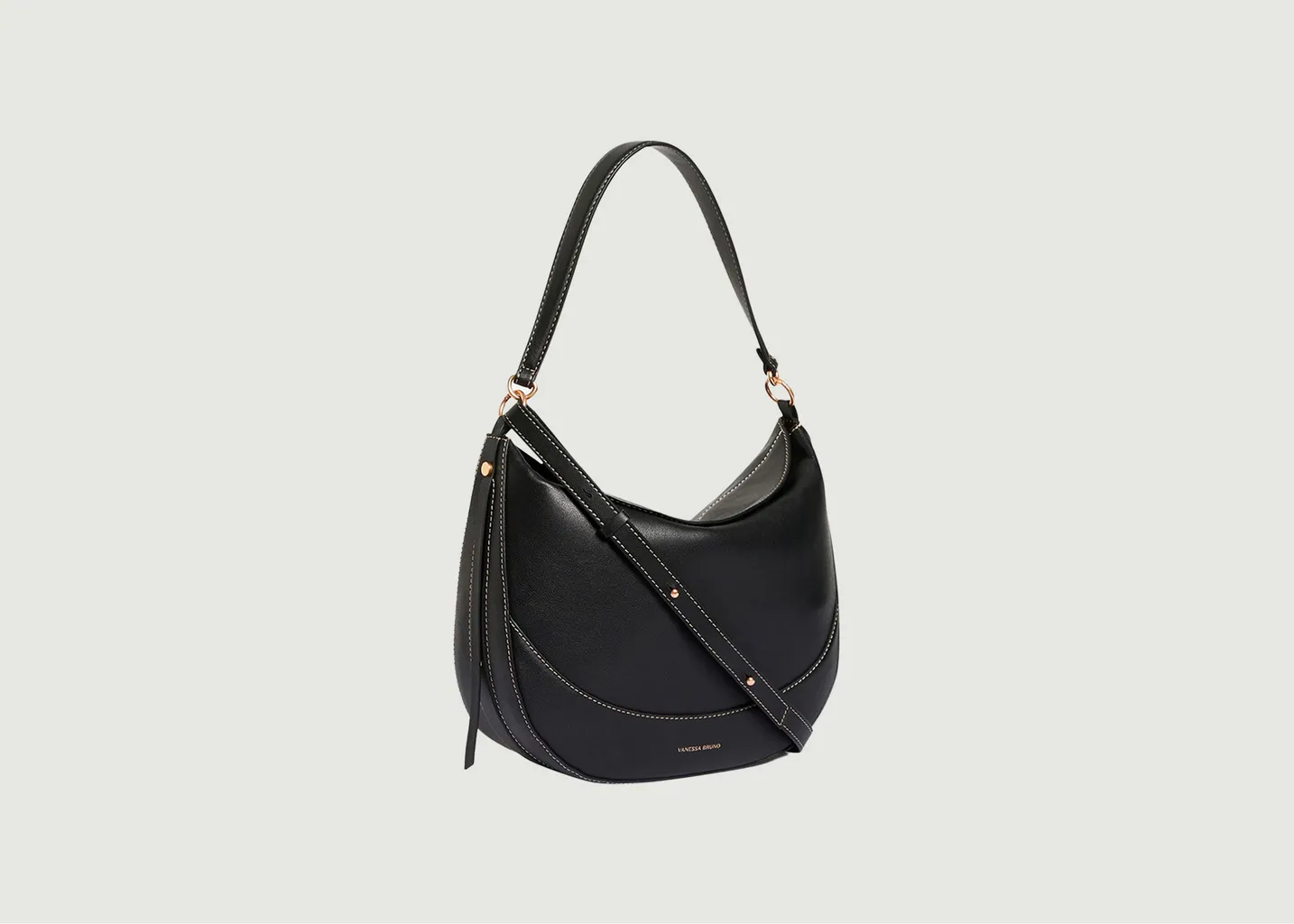 Sac demi-lune en cuir Daily Vanessa Bruno