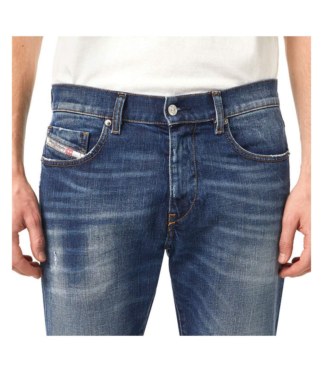 Jean Slim Bleu Brut Homme Diesel Strukt