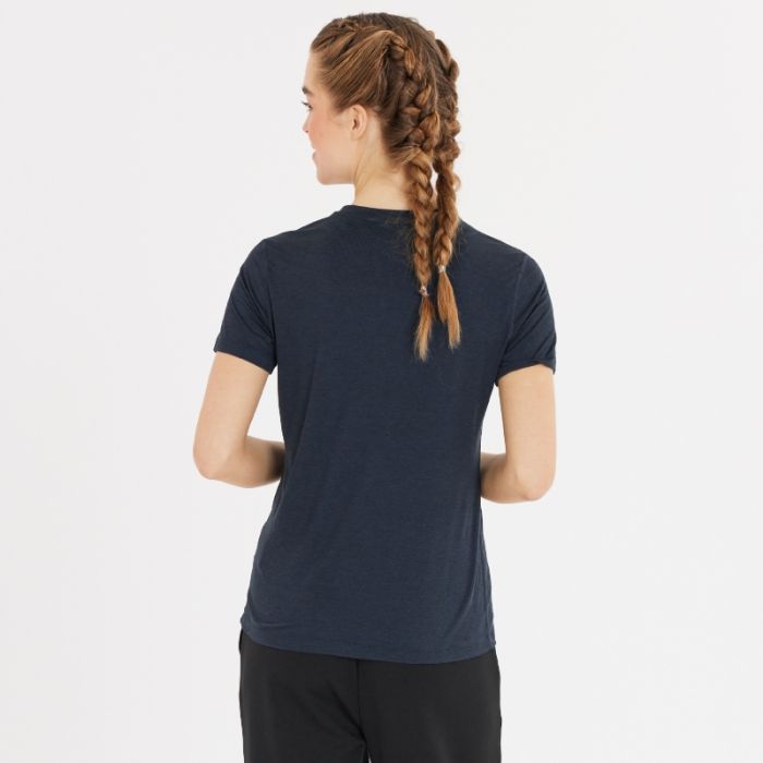 Endurance Dame T-shirts Alvaly Melange SS Tee Sort