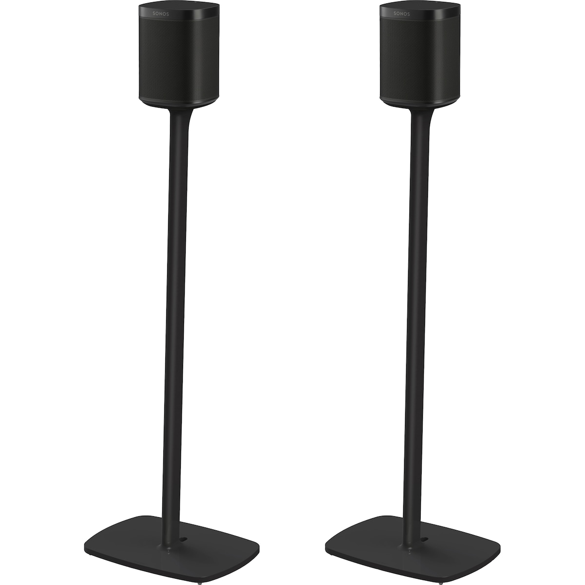 Flexson gulvstativ til Sonos One/Play:1 høyttaler - par (sort)