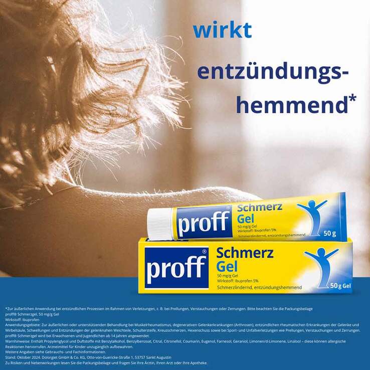 Proff Schmerzgel 50 mg/g, 50 g