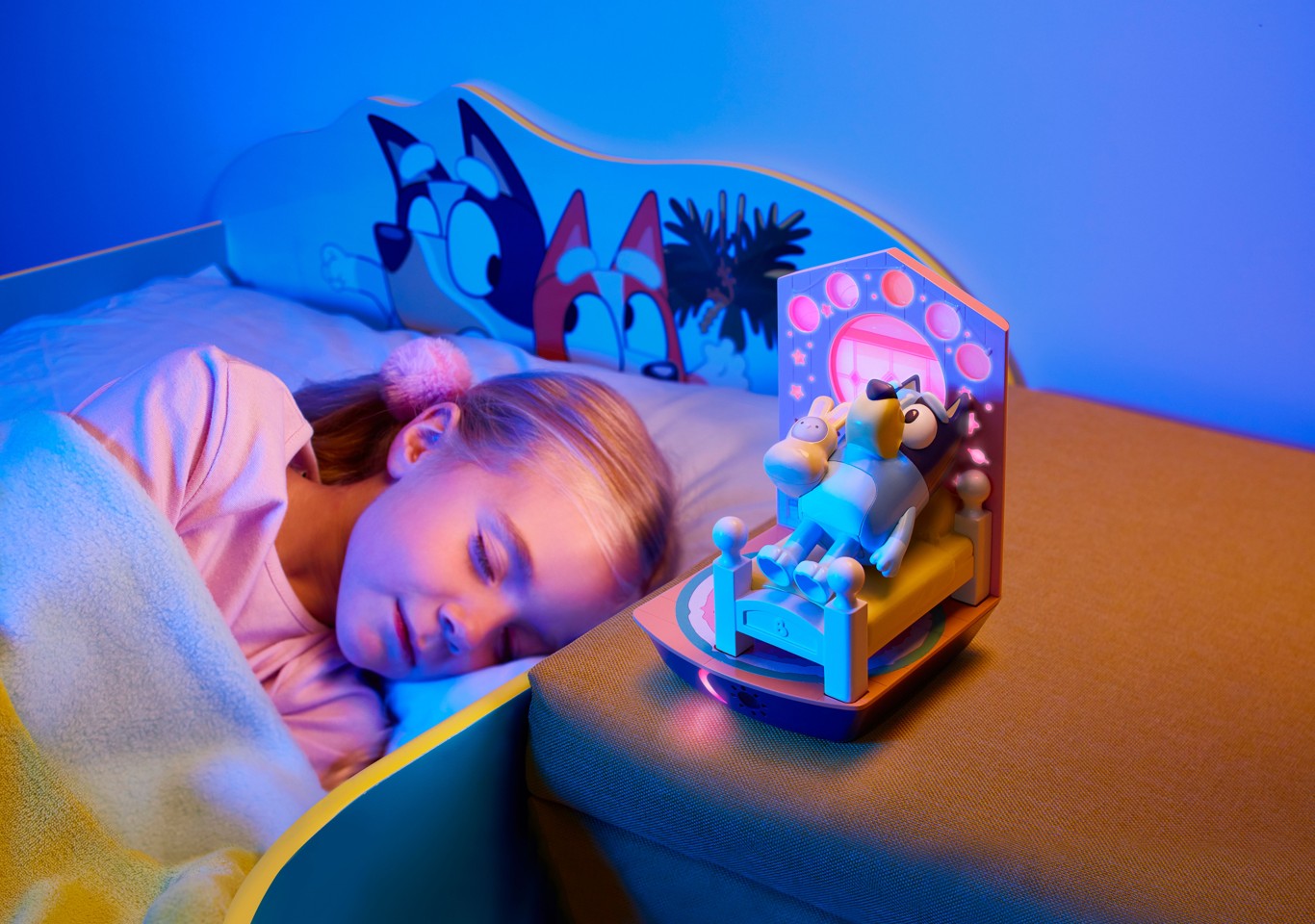 Bluey - Goglow - 2-I-1 Natlampe Og Lommelygte