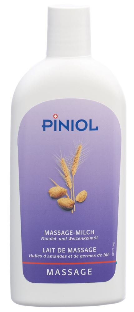 PINIOL Massagemilch Milch mit Mandel-Weizenkeimöl 250 ml