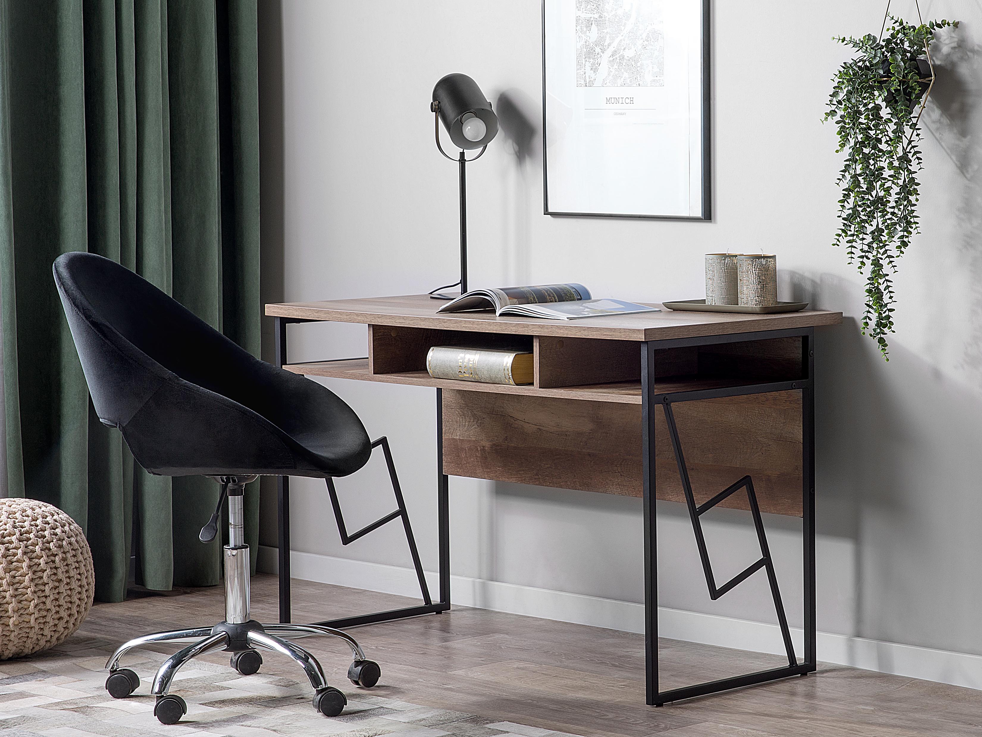 Bureau FORRES Bruin/zwart 120 cm 60 cm