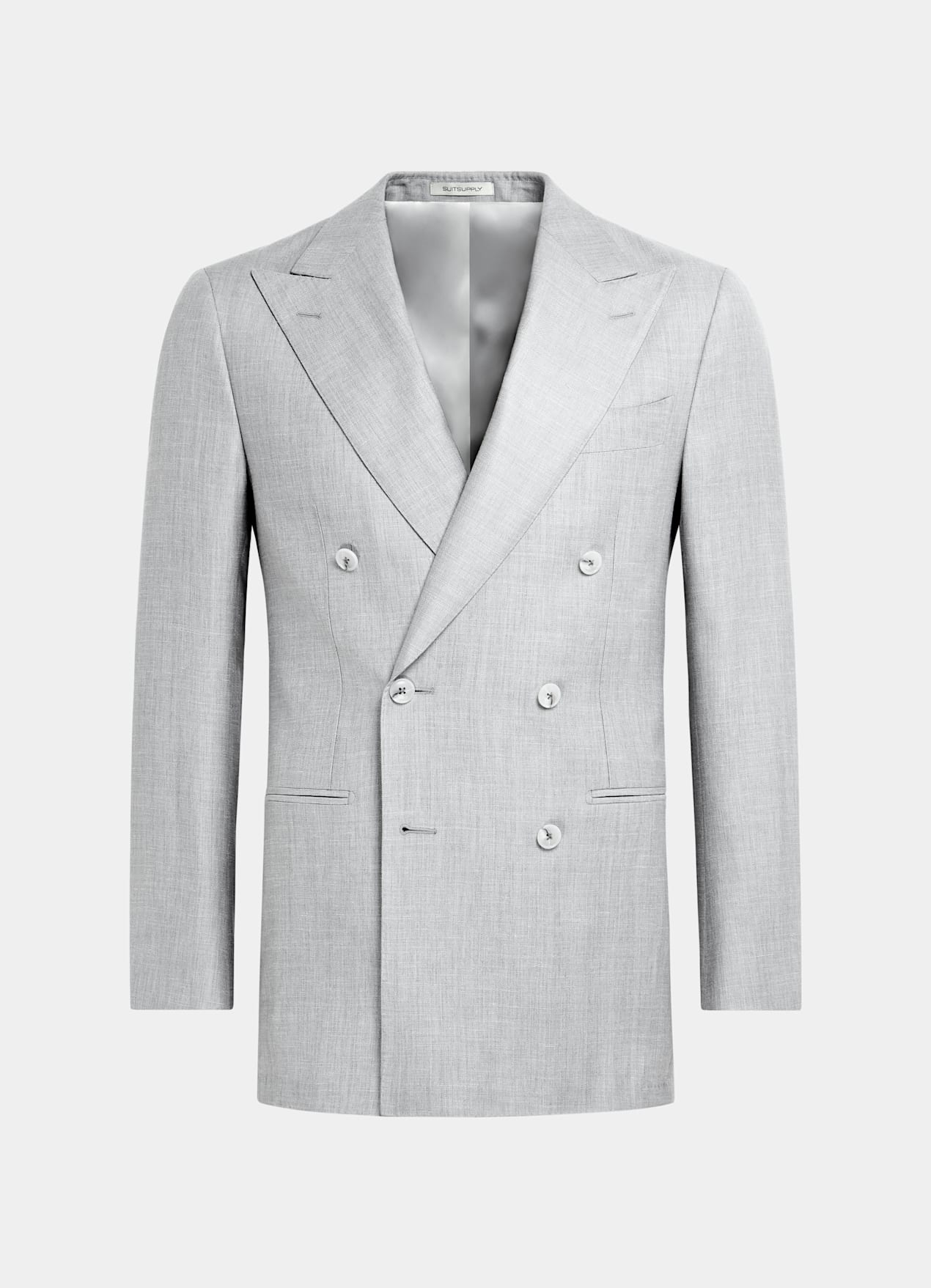 Costume Havana coupe Tailored gris clair