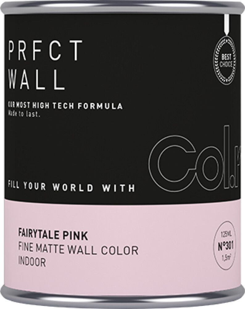 VEGGMALINGCOL.R PRFCT N.301 0,125L FAIRYTALE PINK