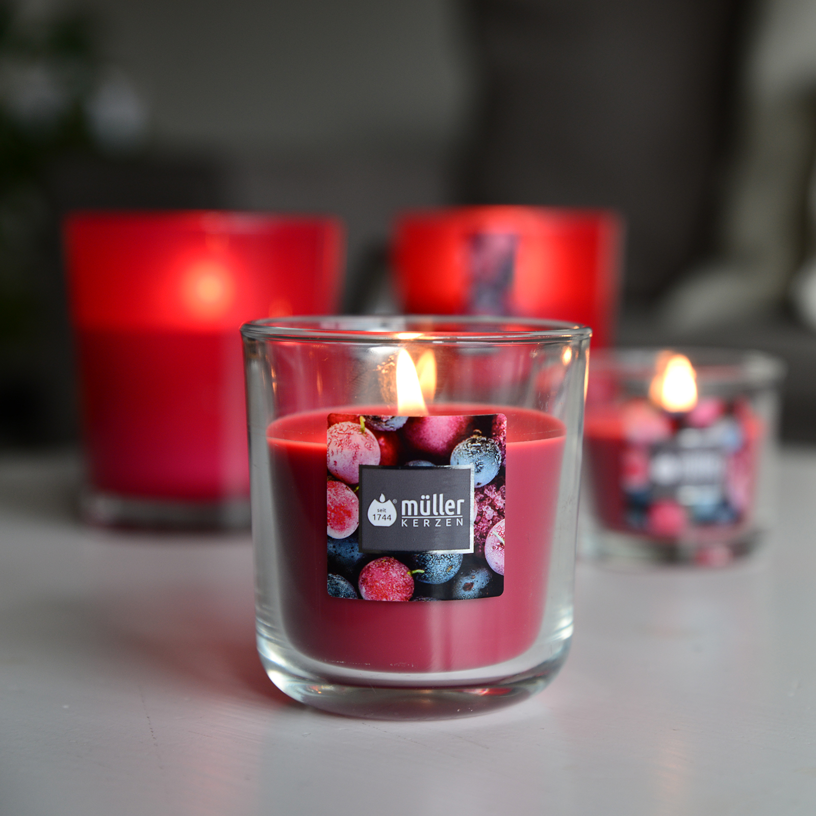 Duftkerze - Wild Berries - 8 cm