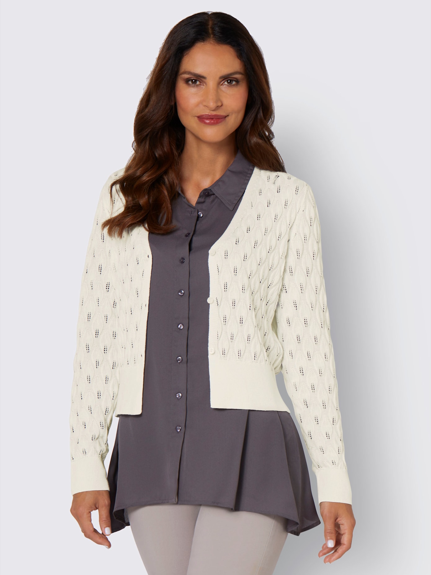 Boléro en tricot 50% coton