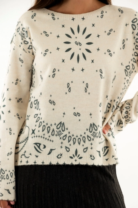 Pull hiver only sanne whisper white black