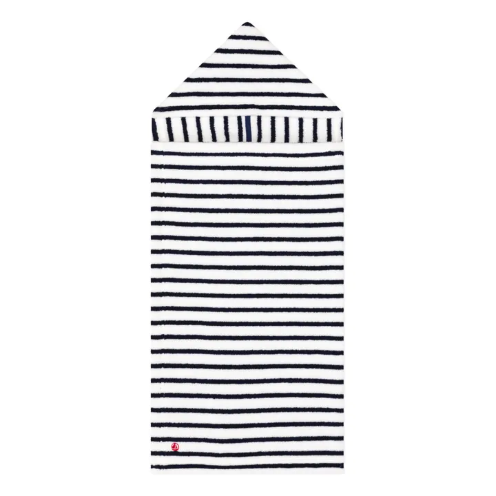 Petit Bateau Cape de Bain en Eponge | Ecru