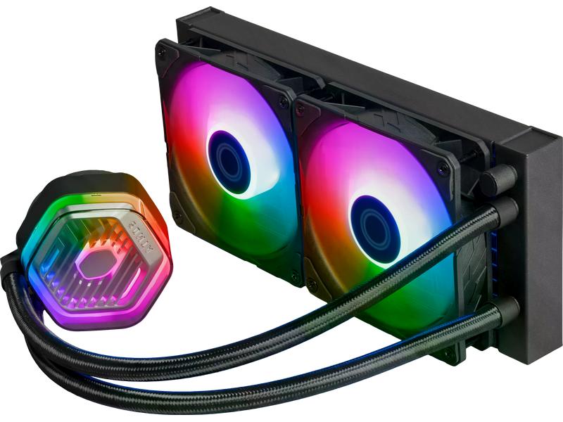 Cooler Master Wasserkühlung MasterLiquid 240 Atmos Vollständig anpassbare AIO-Flüssigkeitskühlung