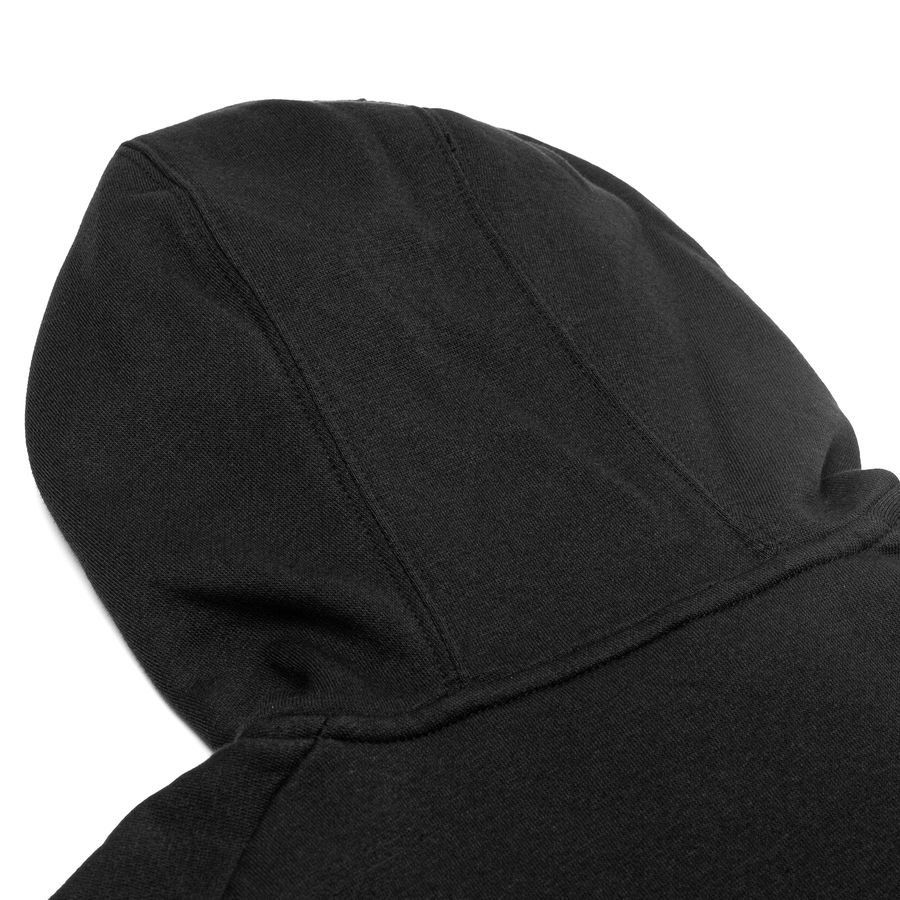 adidas Sweat à Capuche Fleece - Noir/Blanc Enfant