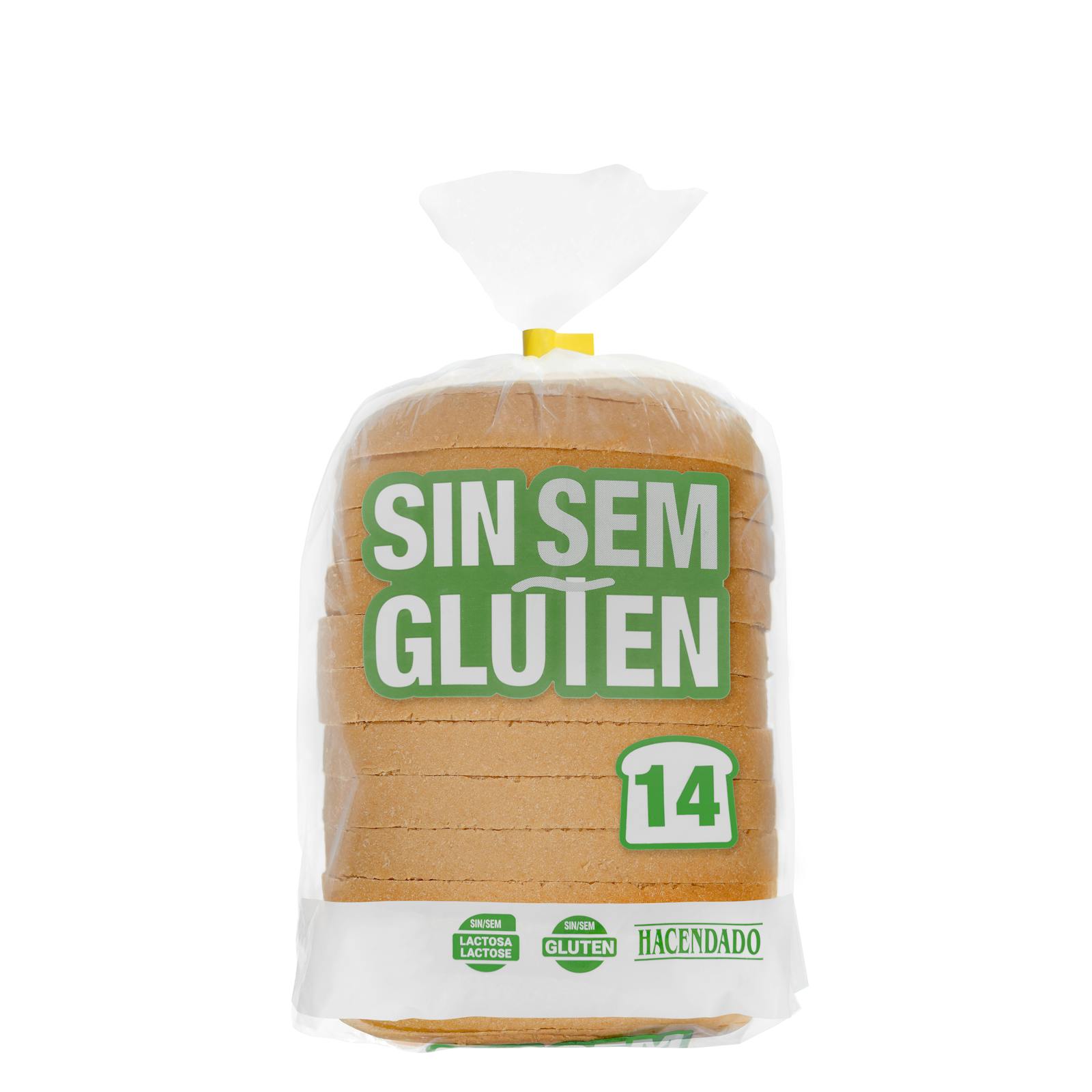 Pain blanc sans gluten Hacendado