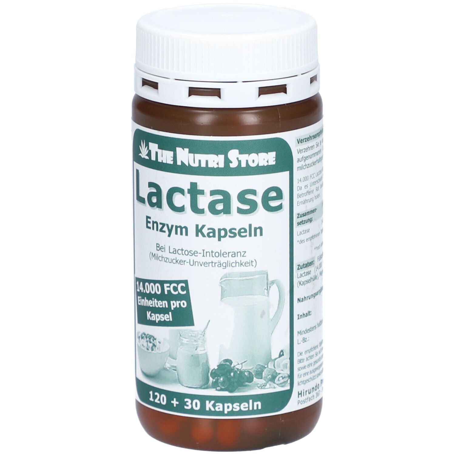 LACTASE 4.000 FCC Enzym Kapseln