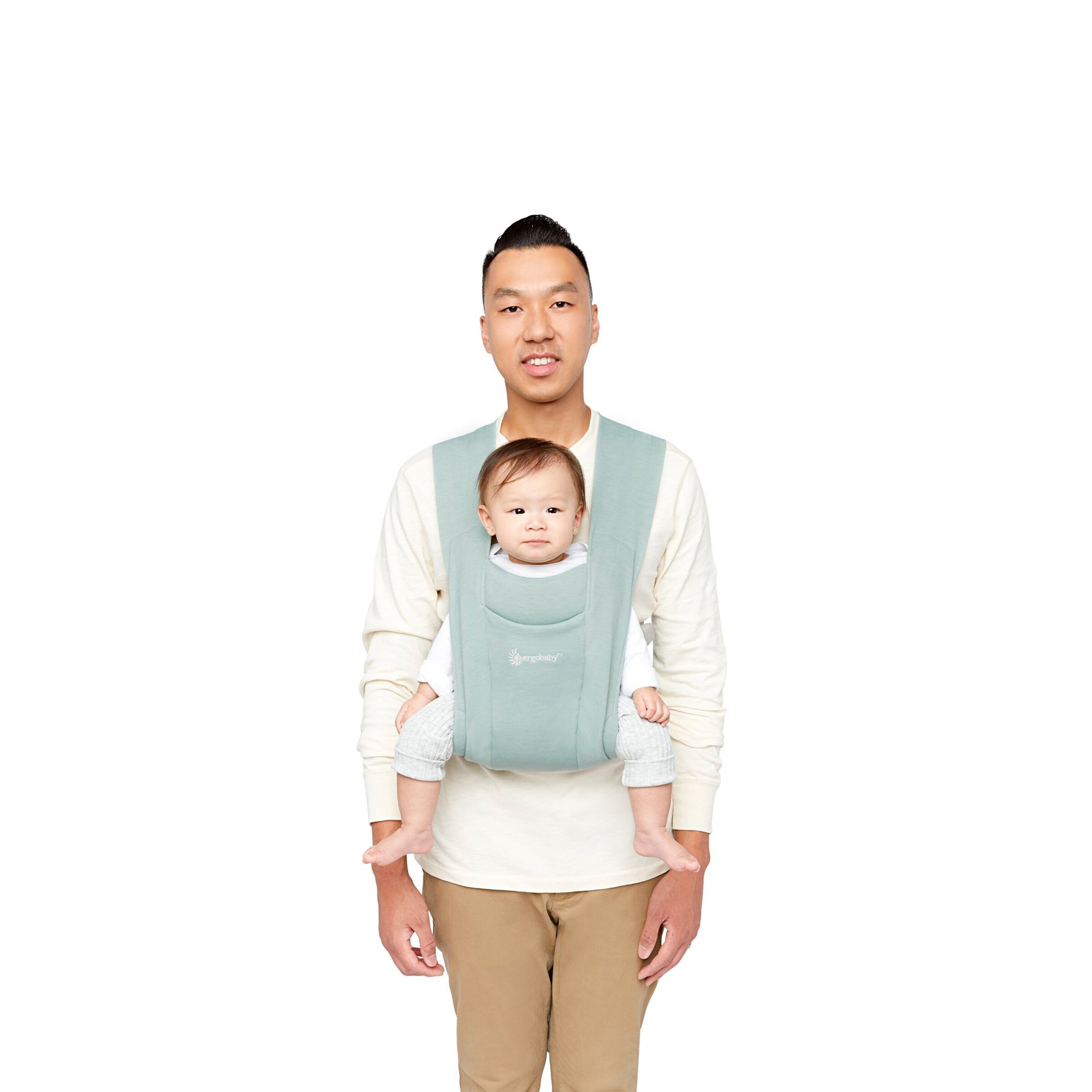 Ergobaby® Babytrage Embrace, 2 Tragepositionen jade