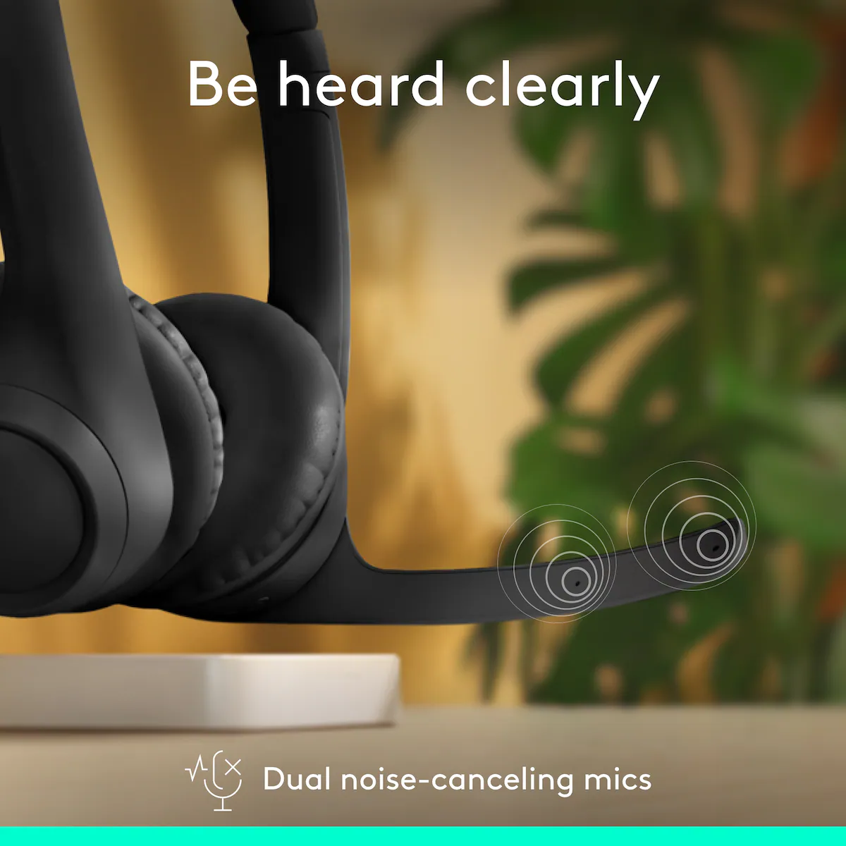 Logitech Zone 300 trådløst headset (grafitt)