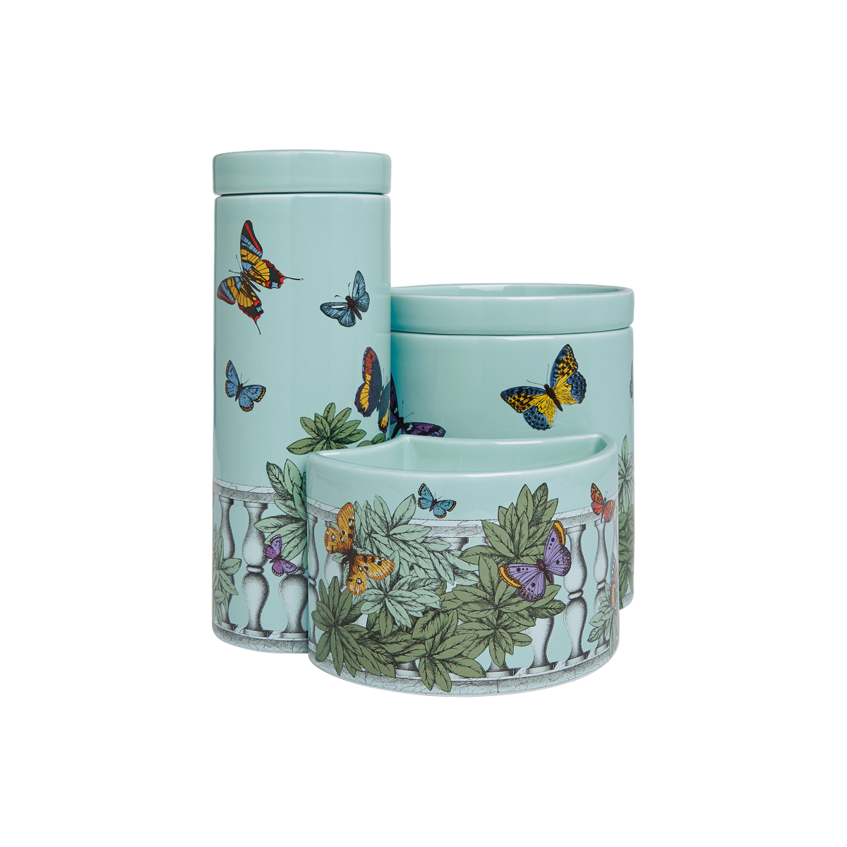 Nel Mentre Candle Set Farfalle Giardino