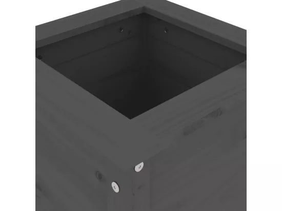 Jardinière bac lit surélevé bois marron 40 x 40 x 78 cm 02_0037580