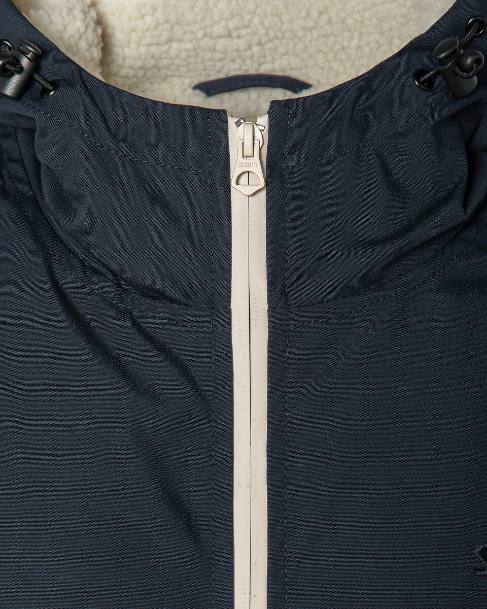 Jaqueta corta-vento SCHOTT BLUSTER2 com forro de sherpa