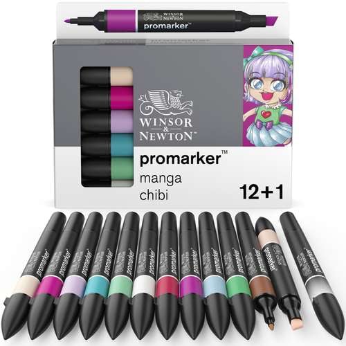 WINSOR & NEWTON™ promarker™ manga Themen-Sets