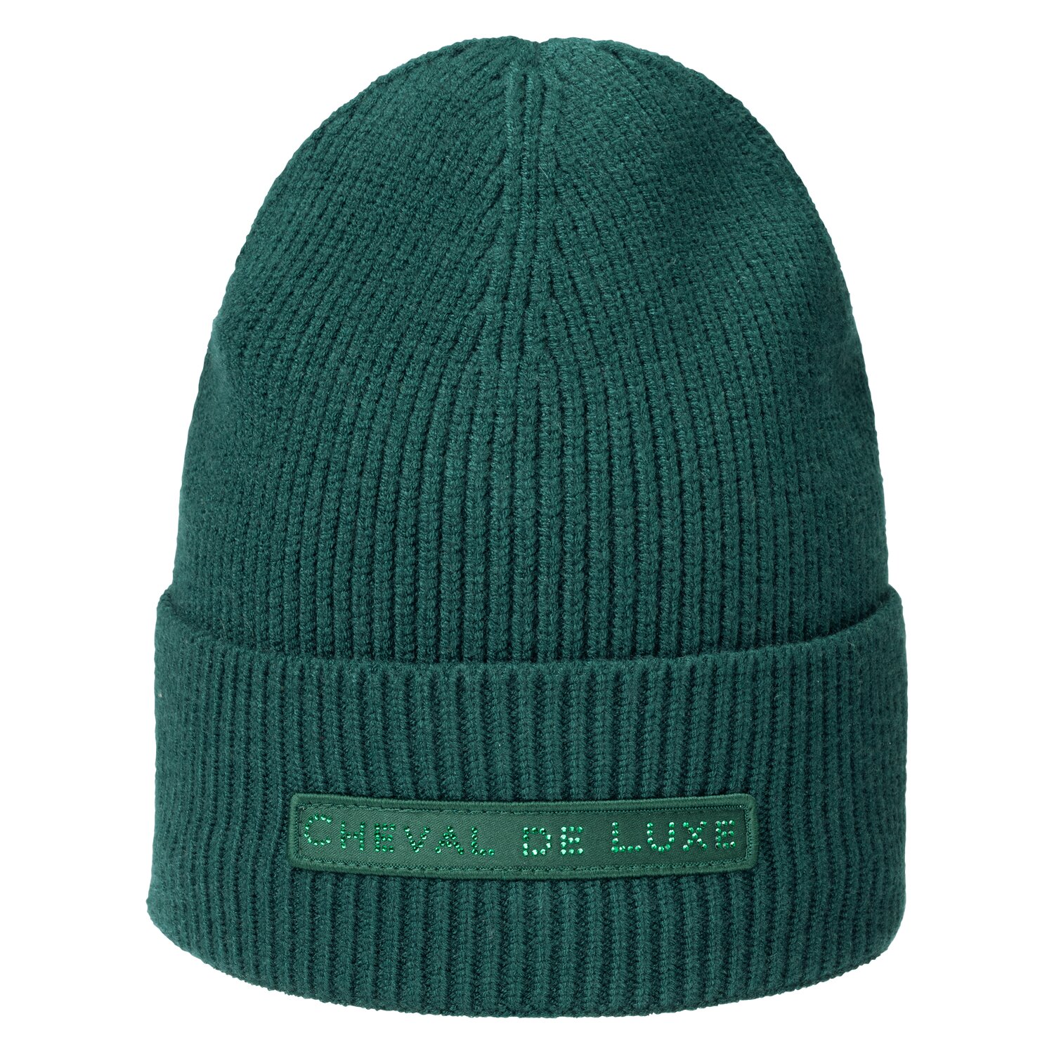 Cheval de Luxe Strickmütze  - deep emerald - Einheitsgröße