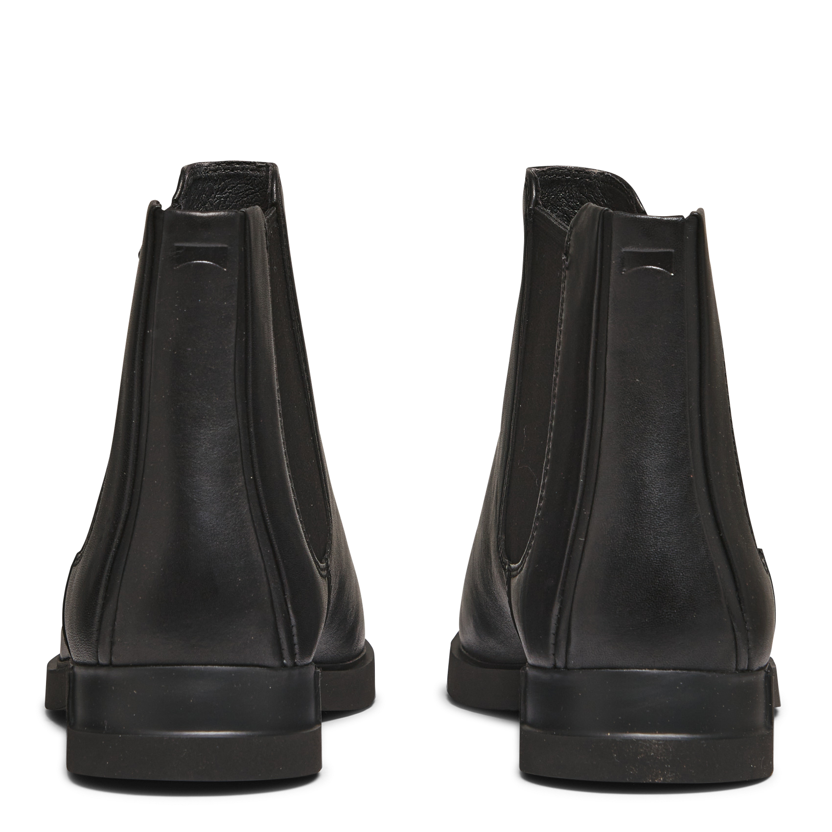 IMAN - Bottines chelsea en cuir | Noir
