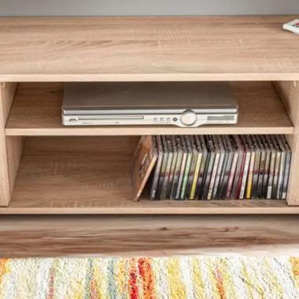vidaXL - Tv-wandmeubel - Bruin - Bewerkt hout