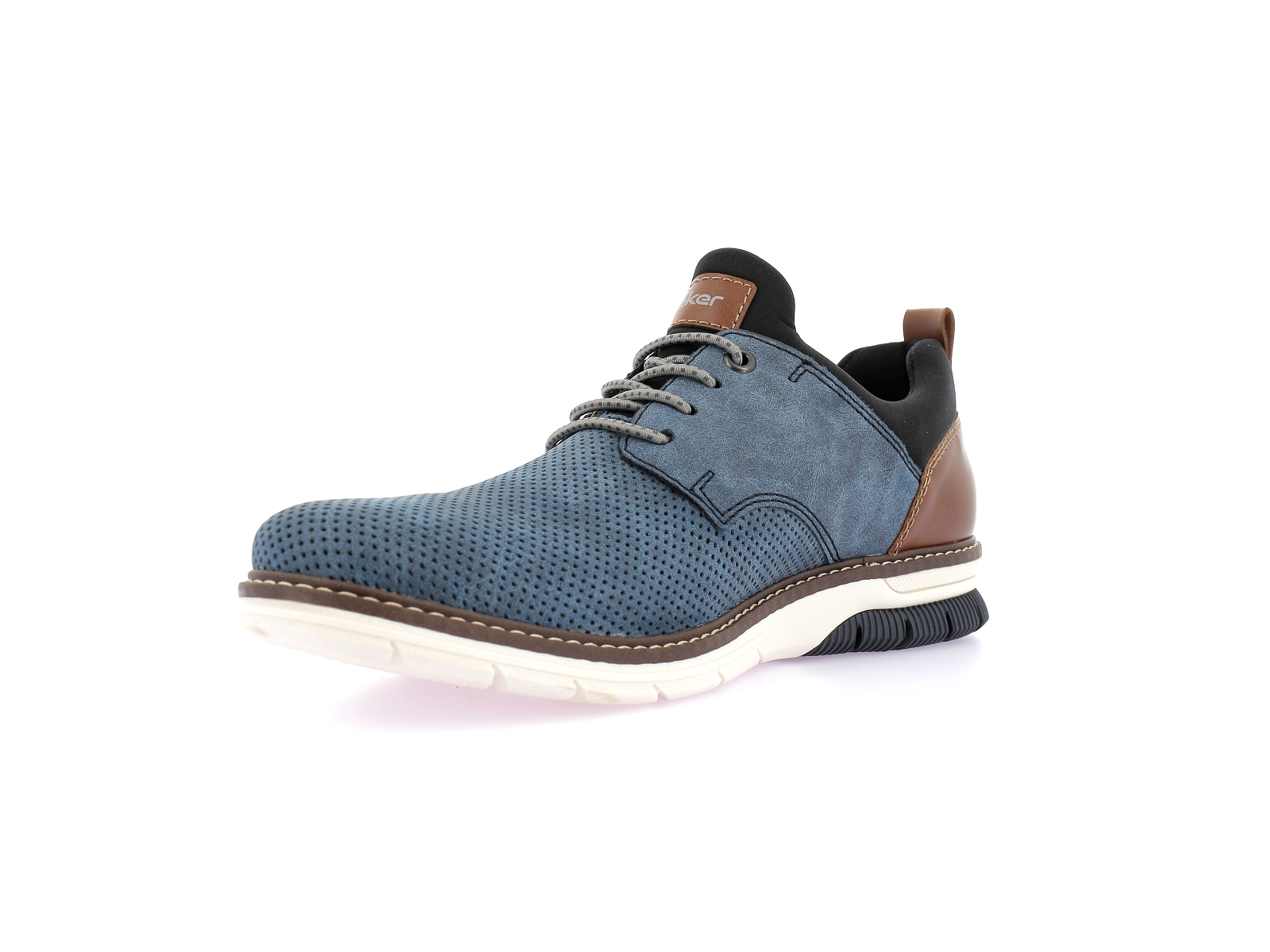 Rieker-14450 Synthétique Multi Bleu
