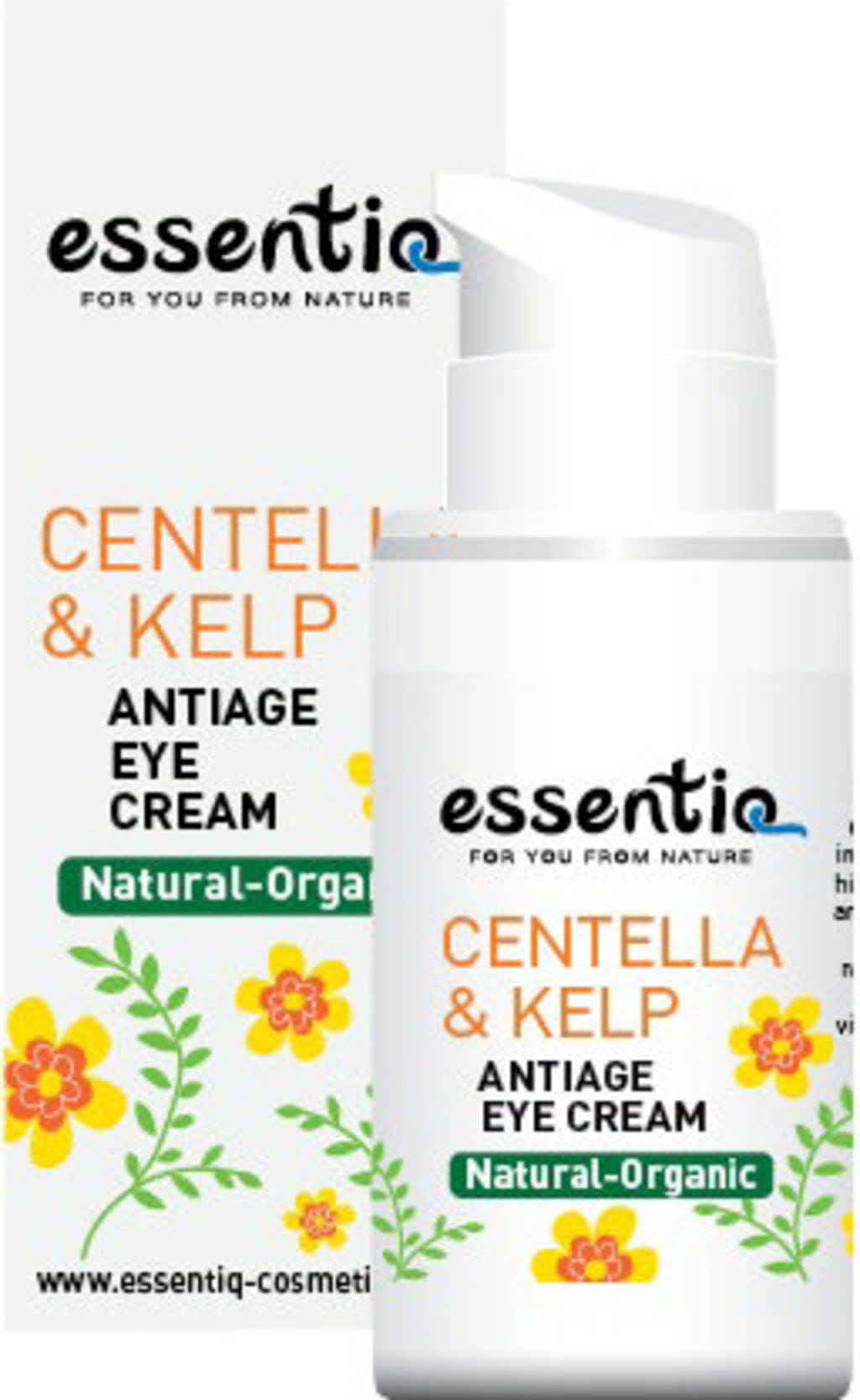 Essentiq  Centella & Kelp Antiage Eye Cream, 15 ml