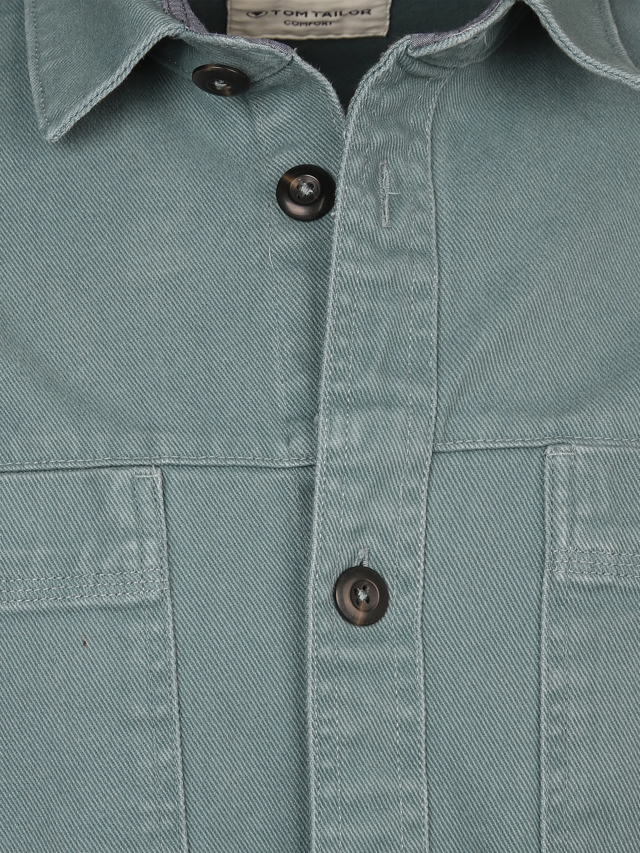 Herren Overshirt unifarben gehalten