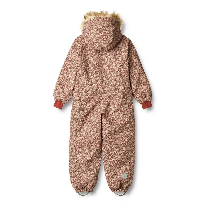 Wheat Combinaison de Ski Fleurie Matières Recyclées Moe Tech | Rose
