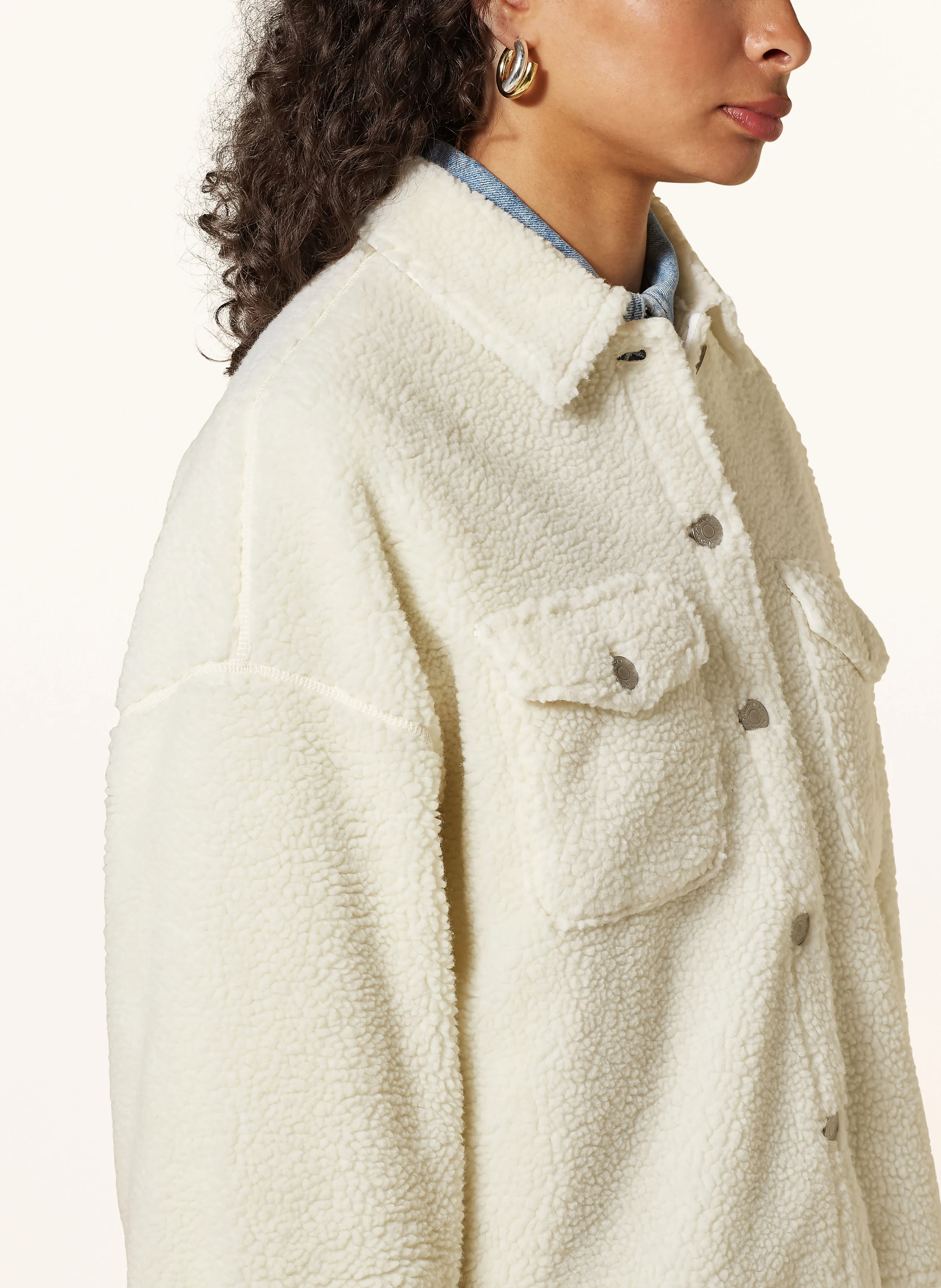 TOMMY JEANS Teddyfell-Jacke