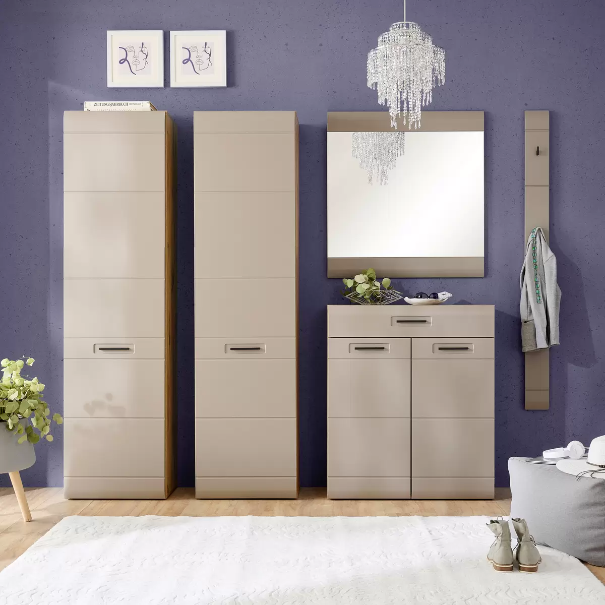 Wandpaneele Auris beige,Eiche