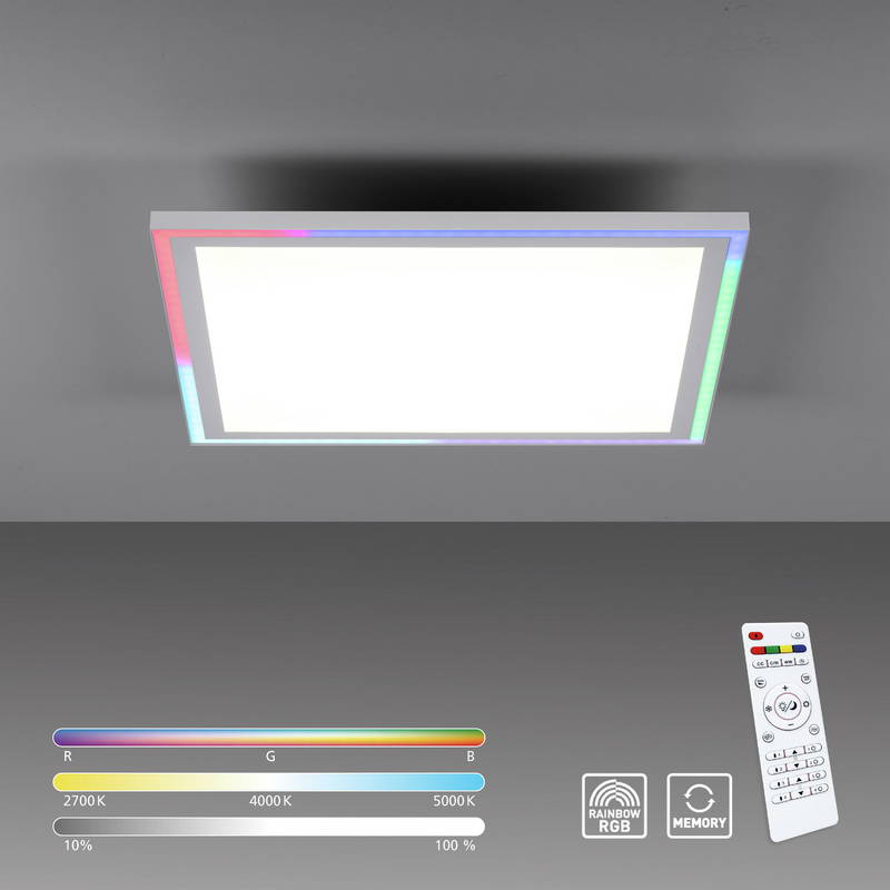 Just Light LED-Deckenleuchte EDGING