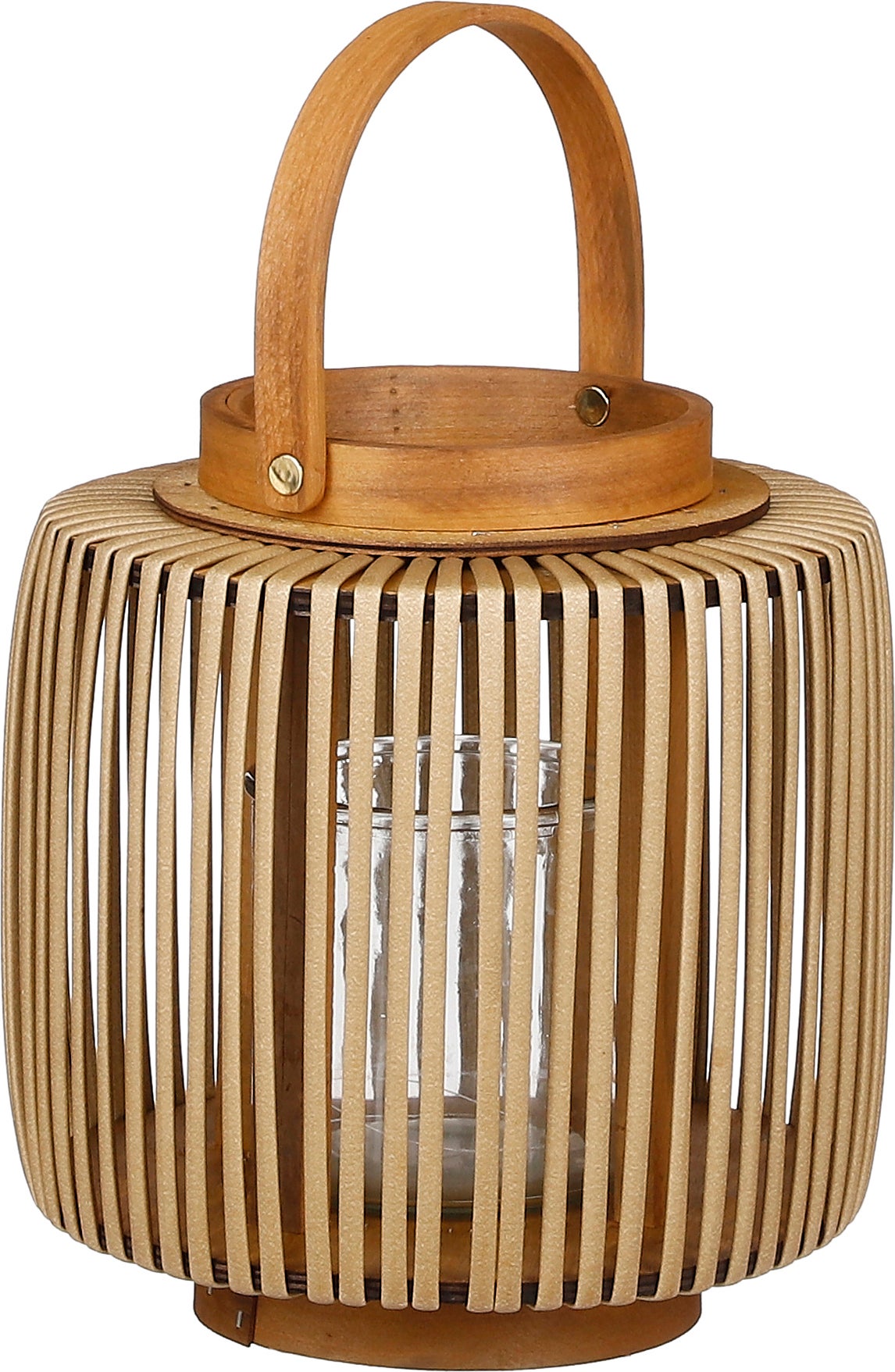 Mica Decorations windlicht Havard naturel D 20 H 23 cm
