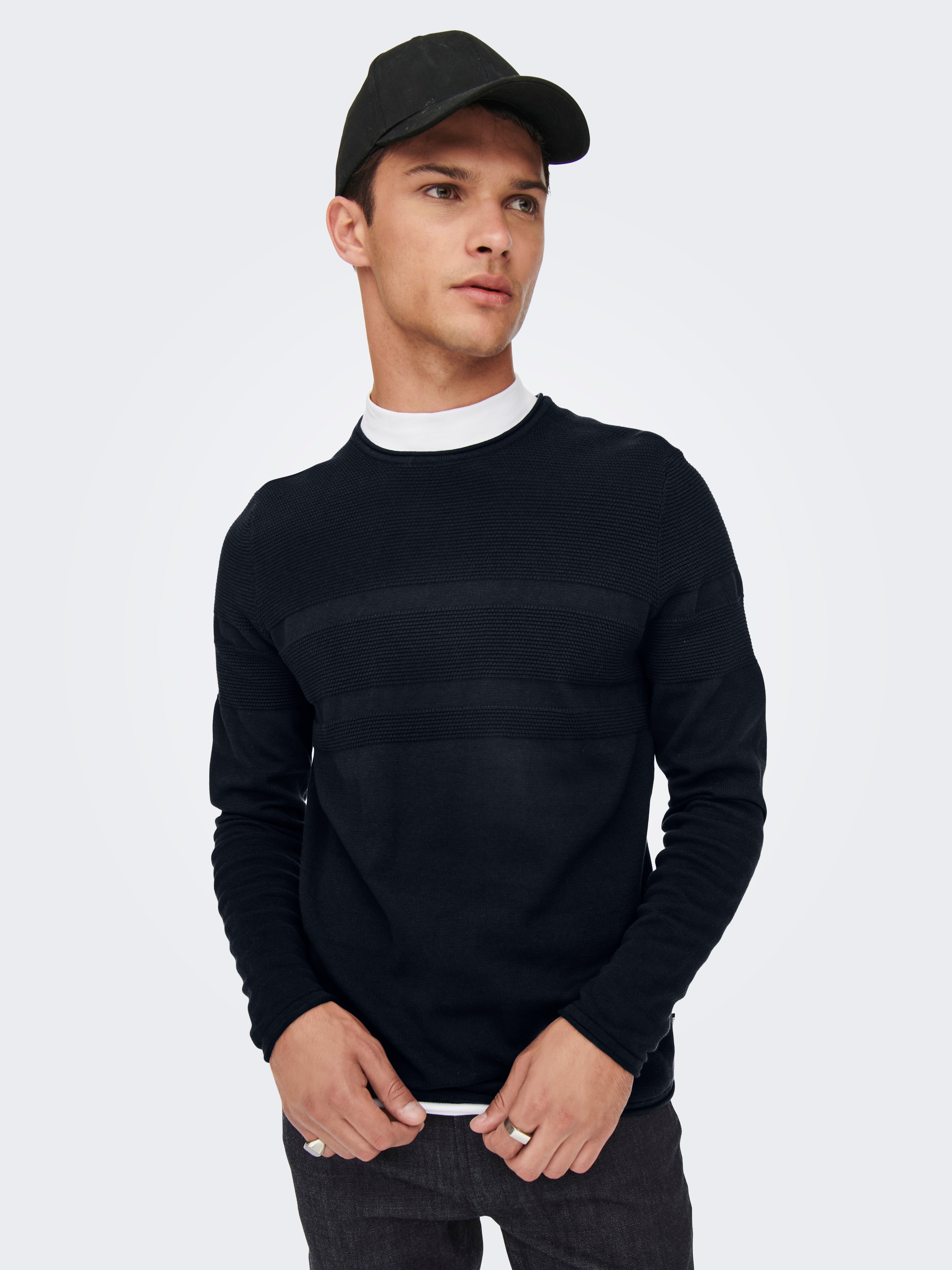 ONSBACE Pullover Dark Navy