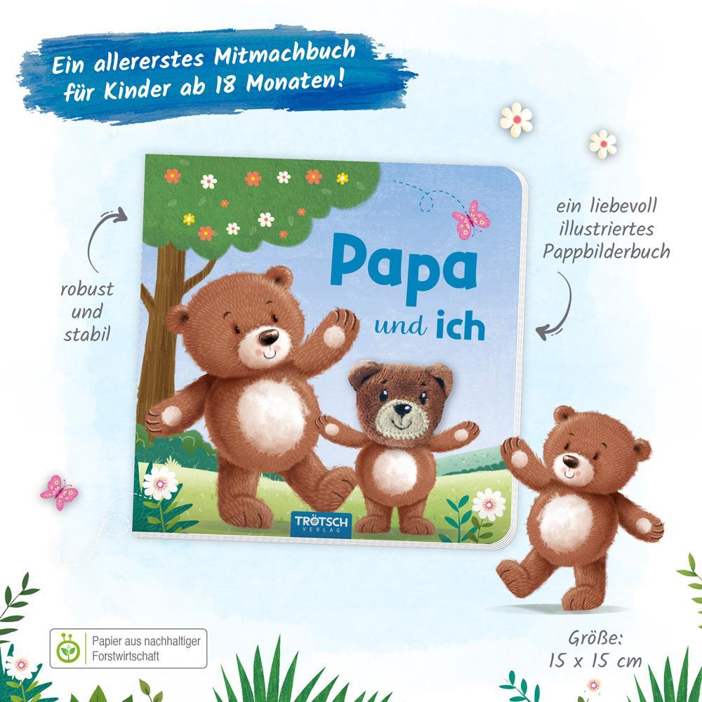Trötsch Fingerpuppenbuch Papa und ich