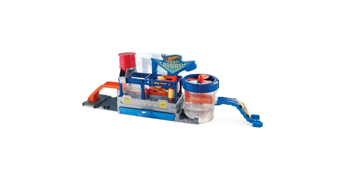 Hot WheelsCity - Mega Car Wash Speelset
