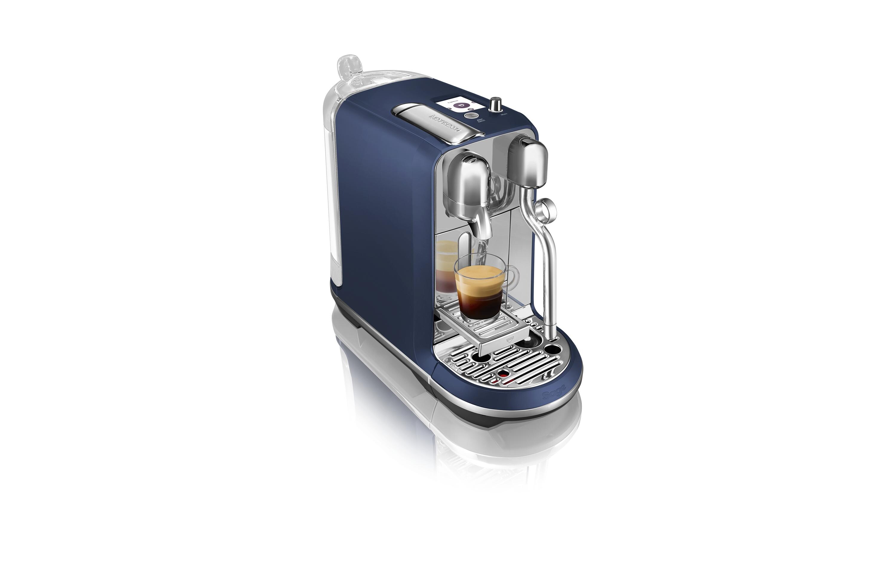 Kaffeemaschine Nespresso Creatista Plus SNE800DBL Blau<br>Kapselmaschine der Original Line für Kaffeespezialitäten in Barista-Qualität