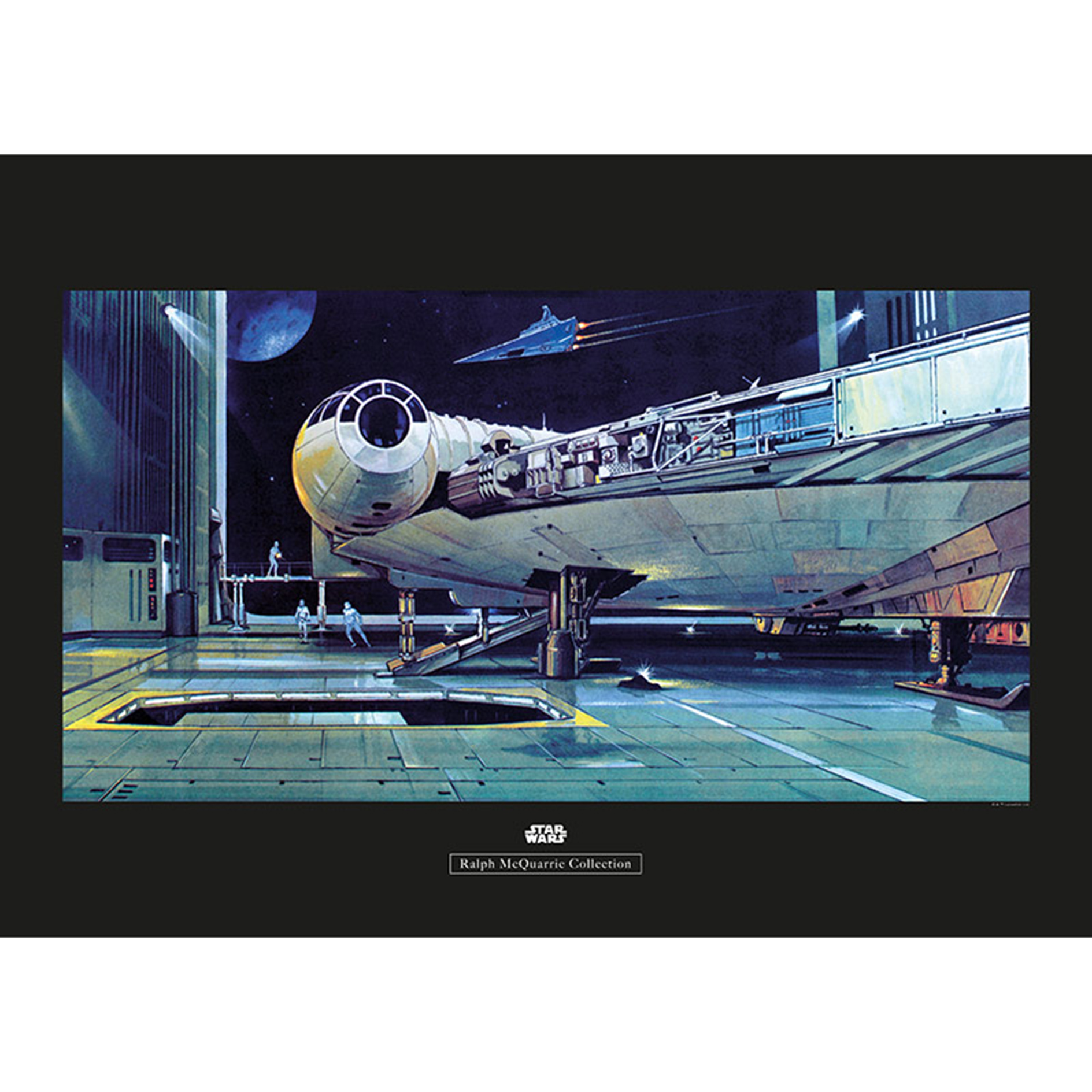Wandbild STAR WARS CLASSIC RMQ FALCON - 70x50 cm