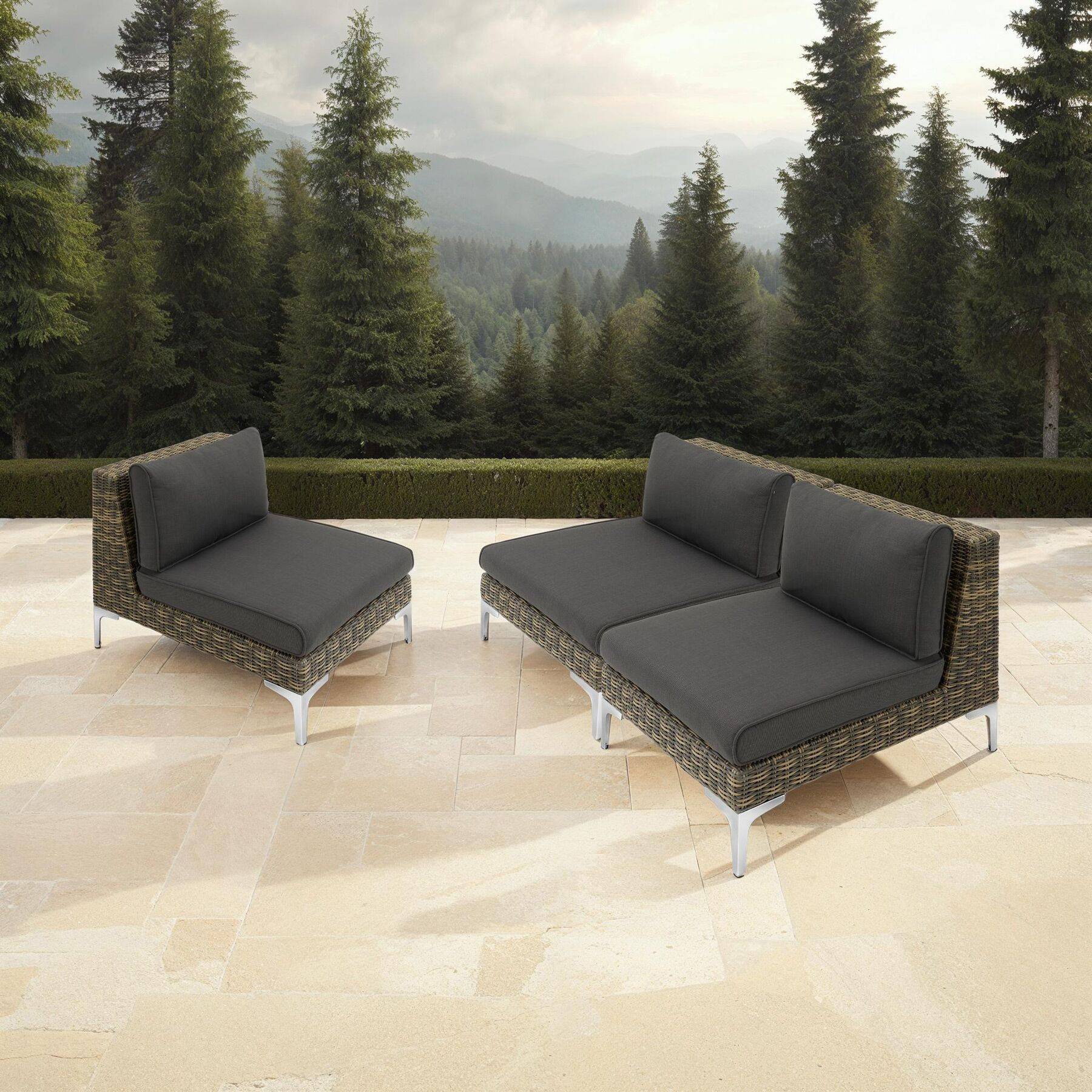 Modulares Rattanset Villanova