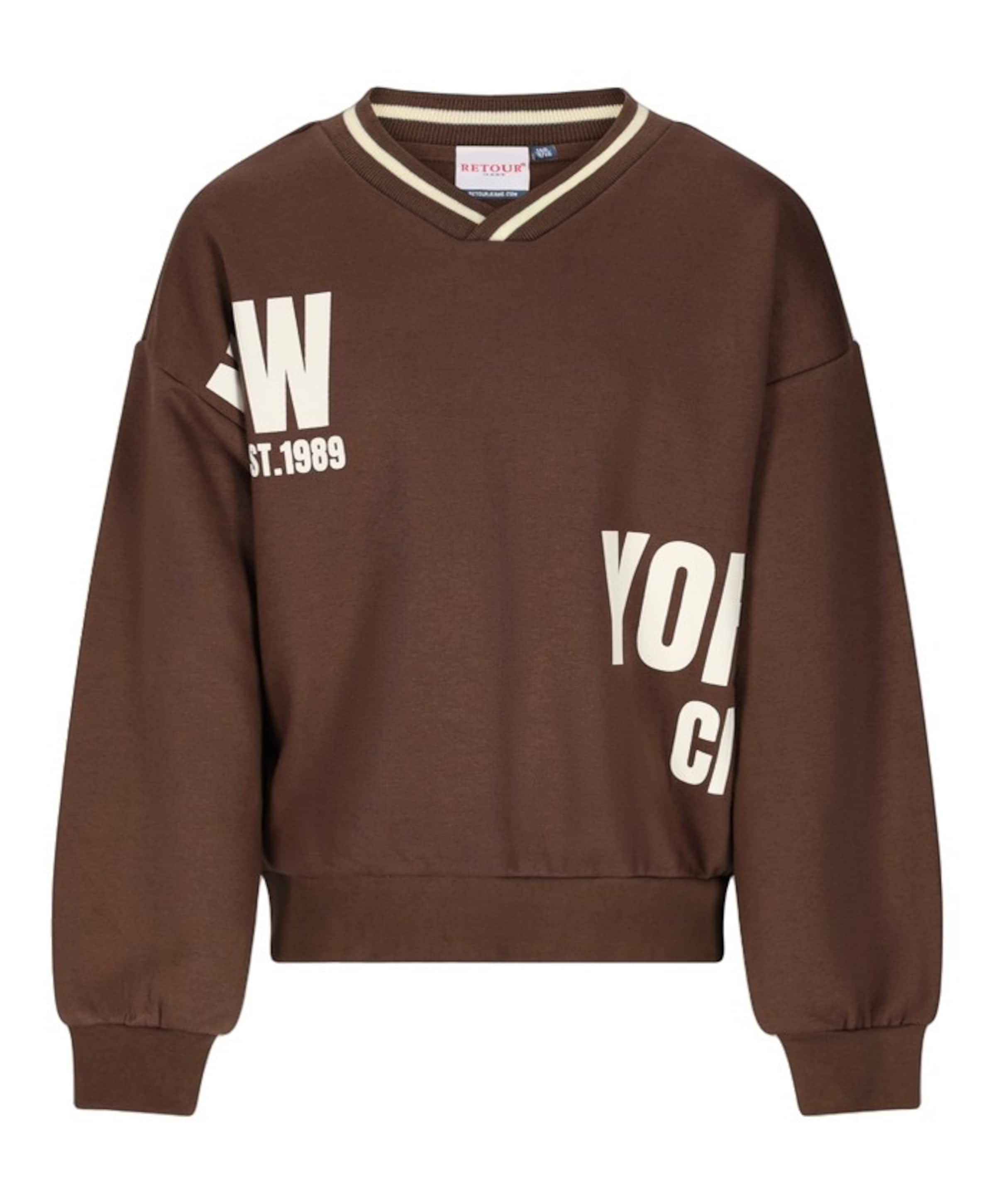 Retour Meisjes sweater bruin