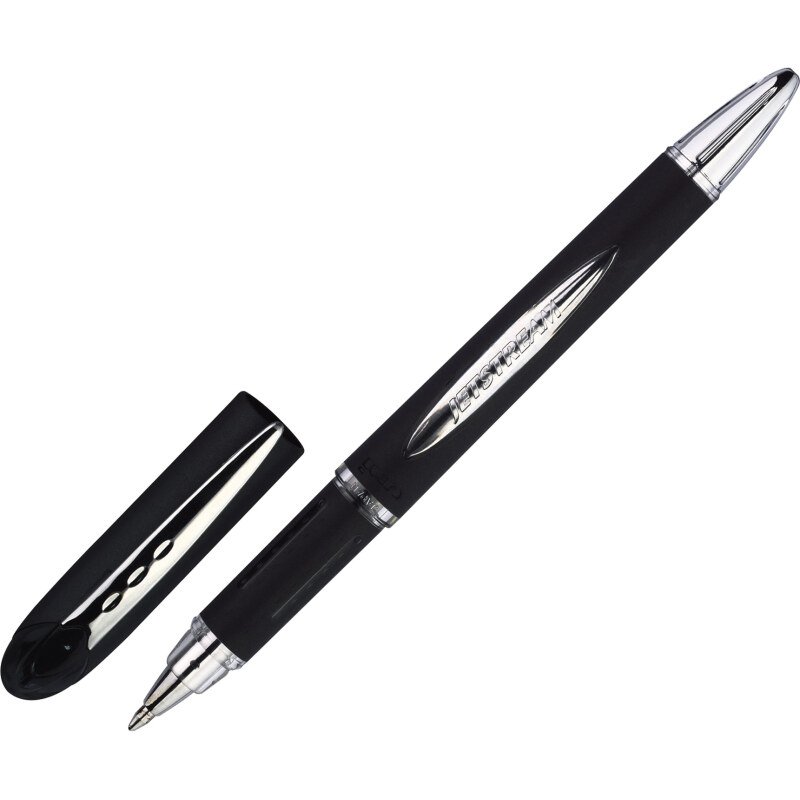 Stylo roller Uni Ball Jet Stream Design à capuchon pointe 1 mm