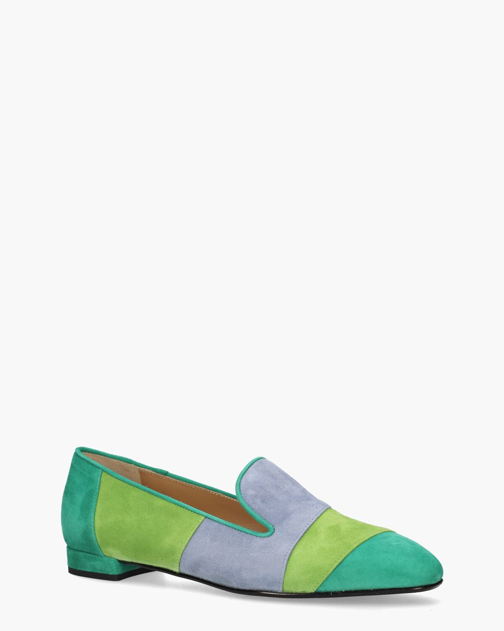 Nalini 24E022 Groen/Blauw Damesloafers