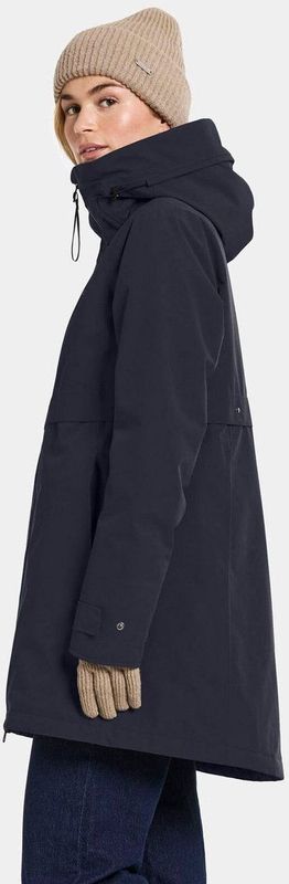 Didriksons - Helle Parka 6 - Lange Jas - Blauw - Waterdicht