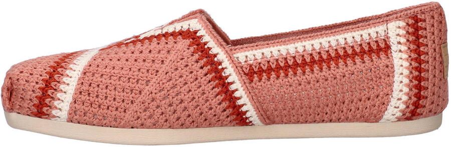 Toms alpargata espadrilles met gehaakt oudroze
