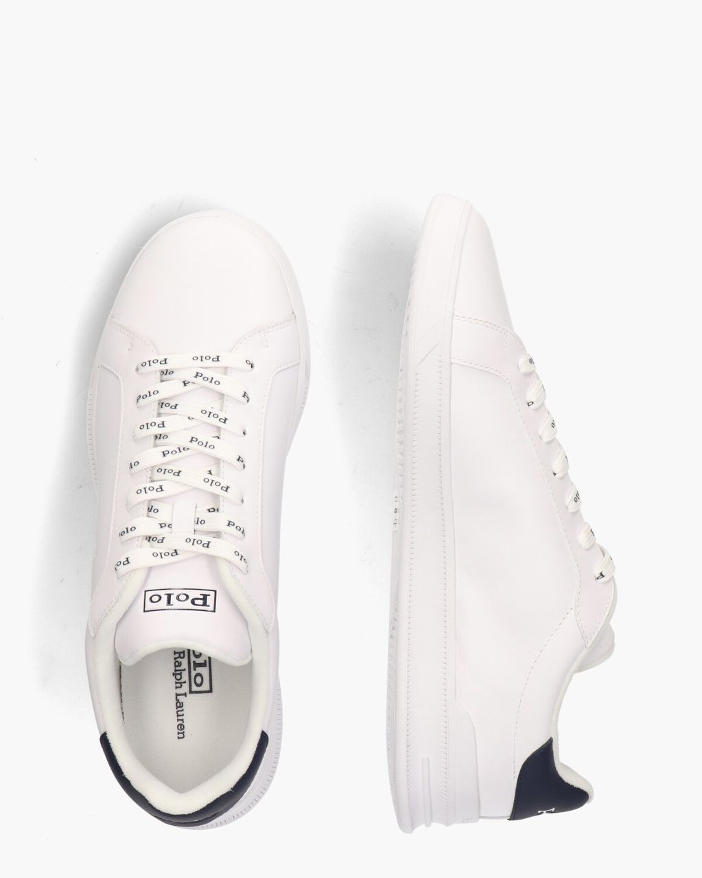 Polo Ralph Lauren Heritage Court II Wit/Blauw Herensneakers