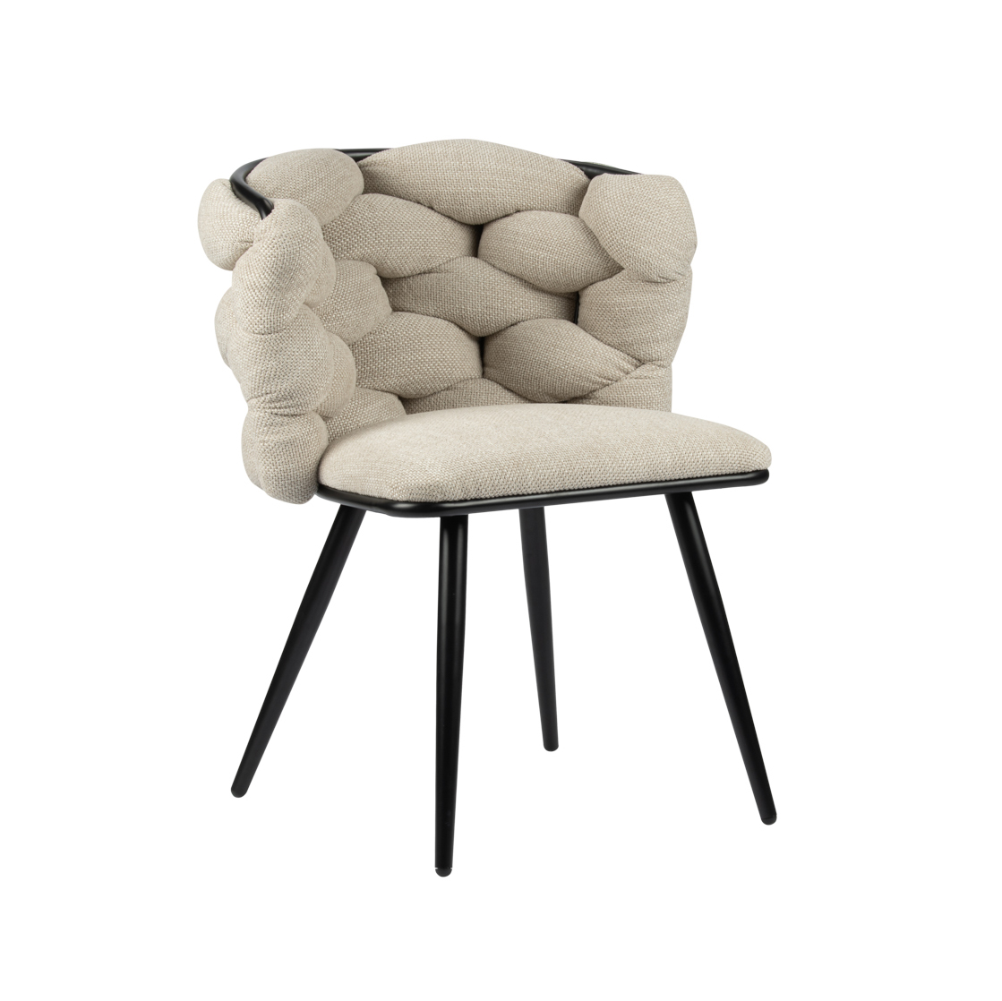 Eetkamerstoel Pebble Creme