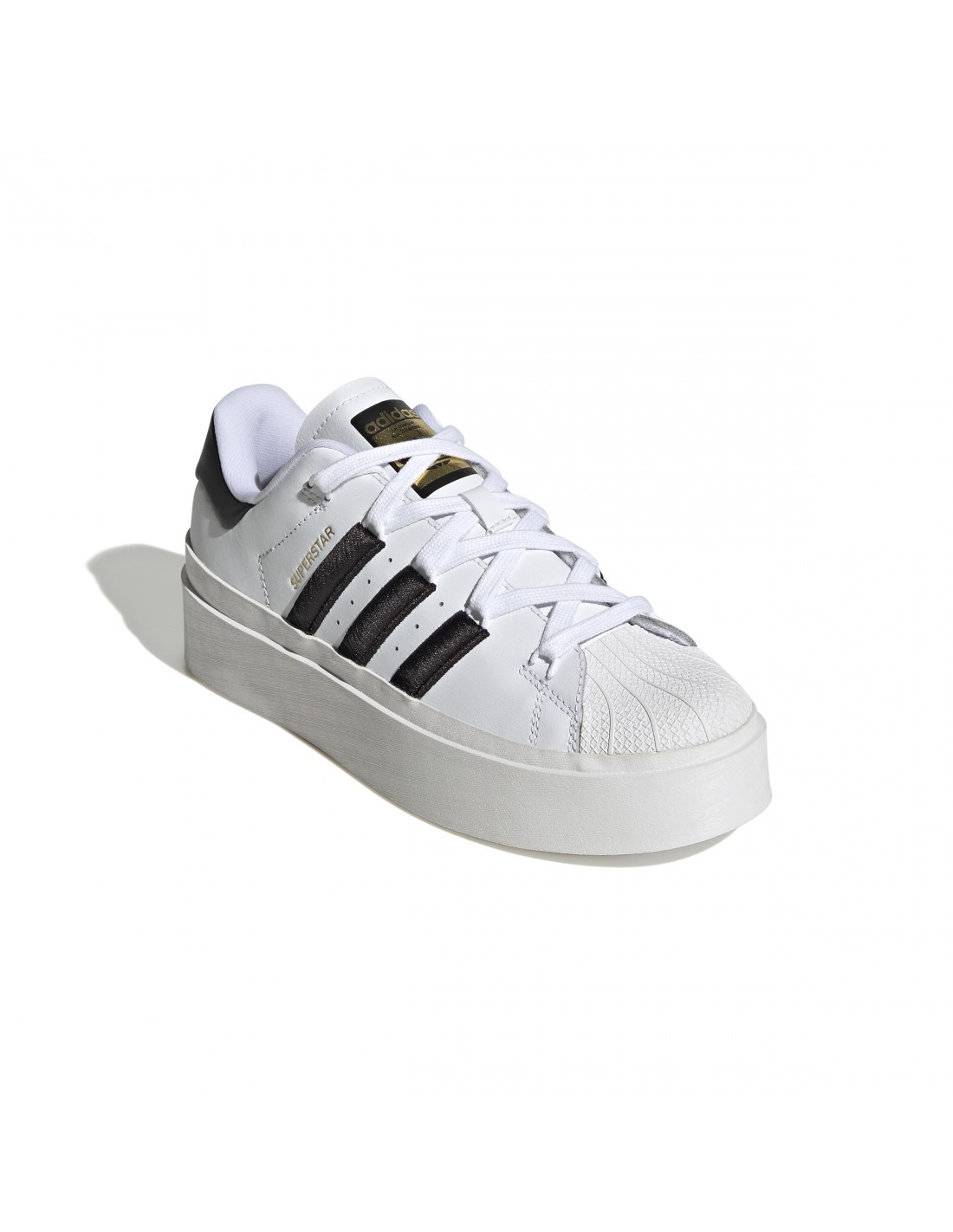 adidas sneakers femme superstar bonega w blanc/noir